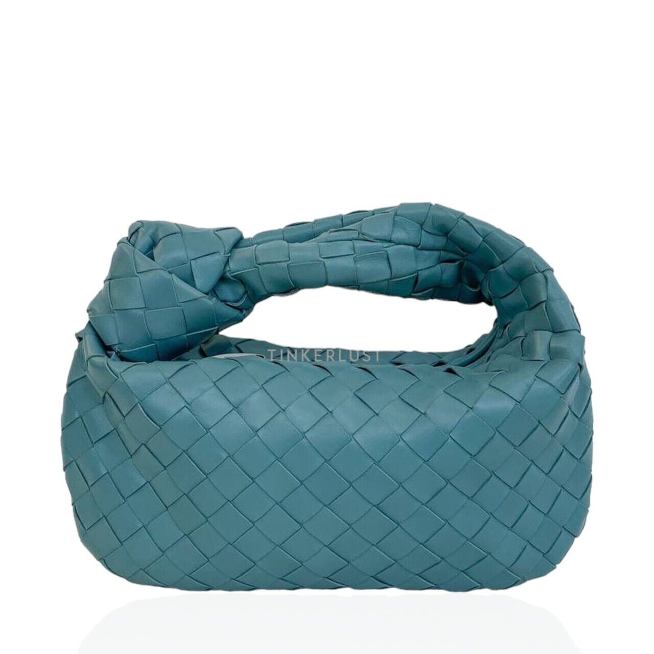 tas handbag Bottega Veneta Mini Jodie Turquoise 2020 Handbag Tinkerlust
